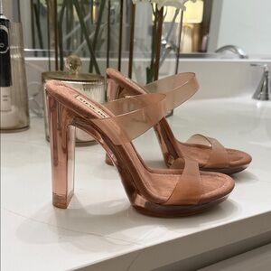 Steve Madden Women's Transparent Tan Heels